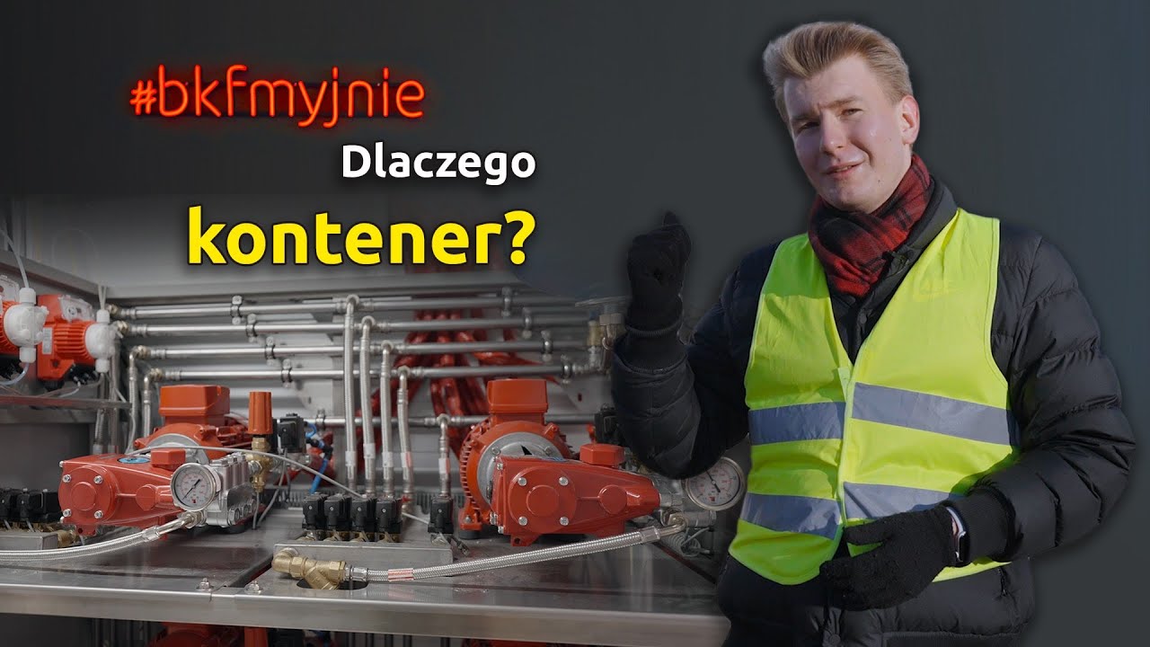 Myjnia bezdotykowa kontenerowa - zalety biznesowe