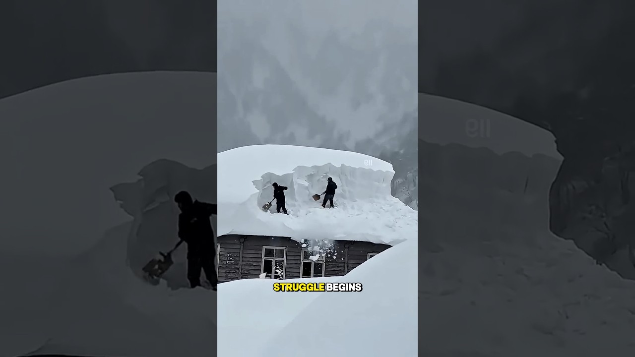 The Lazy Way to Clear Roof Snow 🏠❄️