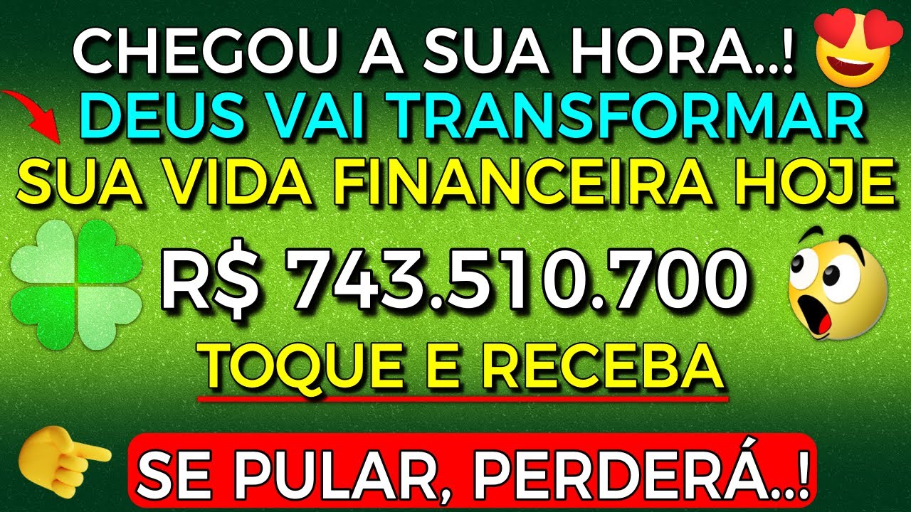 😲DEUS TE DIZ: Hoje Você Será Curado da Pobreza e Ficará Rico 🎁Não Rejeite isso! | Mensagem de Deus
