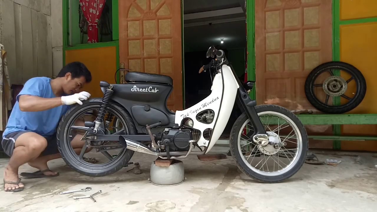Change, Remove and Install Velg Honda Street Cub