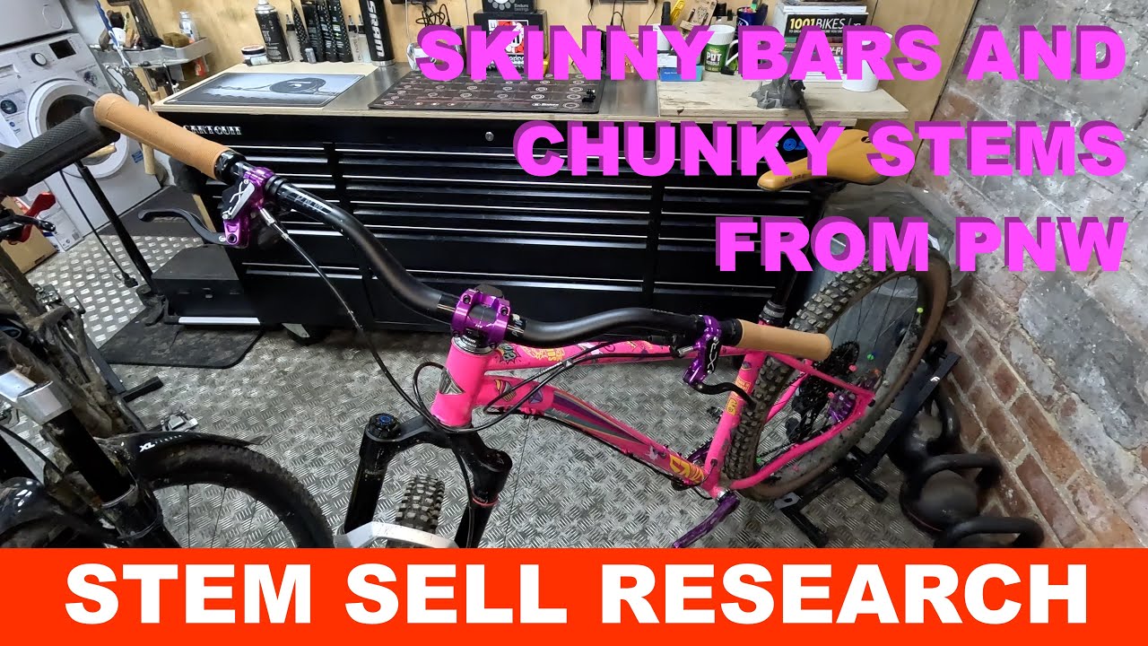 New PNW skinny bars and chunky stem tested