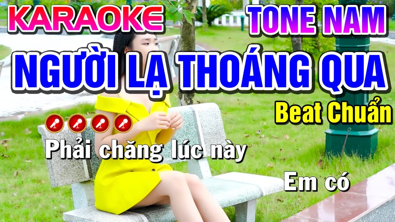 Người Lạ Thoáng Qua Karaoke Tone Nam ( Beat Chuẩn ) - Tình Trần Organ