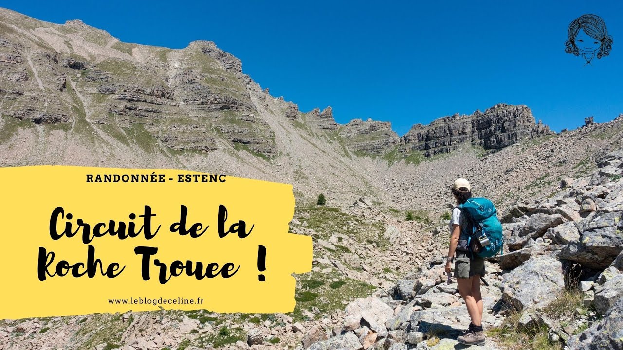Rando facile : Circuit de la Roche Trouée à Estenc, secteur Cayolle : ancien cirque glaciaire !