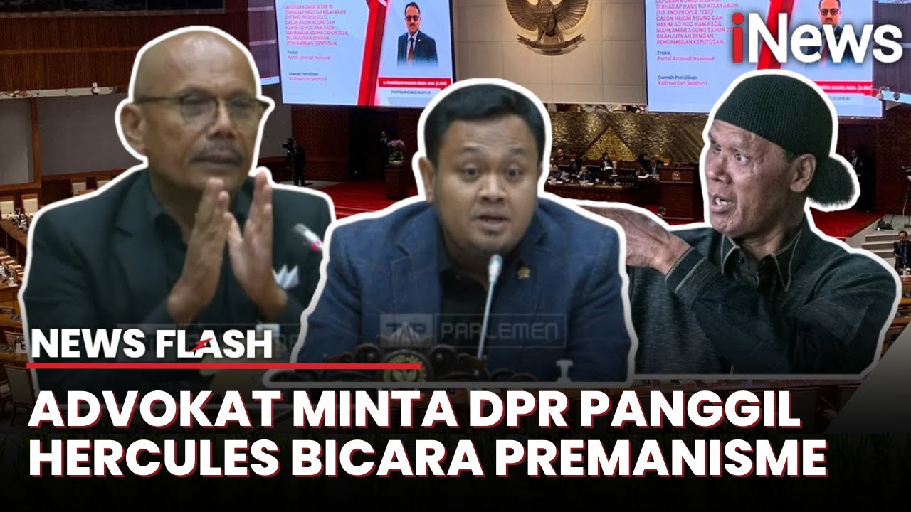 Advokat Tumpas Desak Minta DPR Panggil Hercules usai Perseteruan GRIB & Demul | News Flash