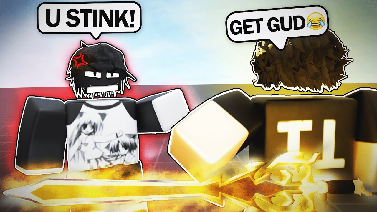 TROLLING Pros With The #1 Sword In Blade Ball..