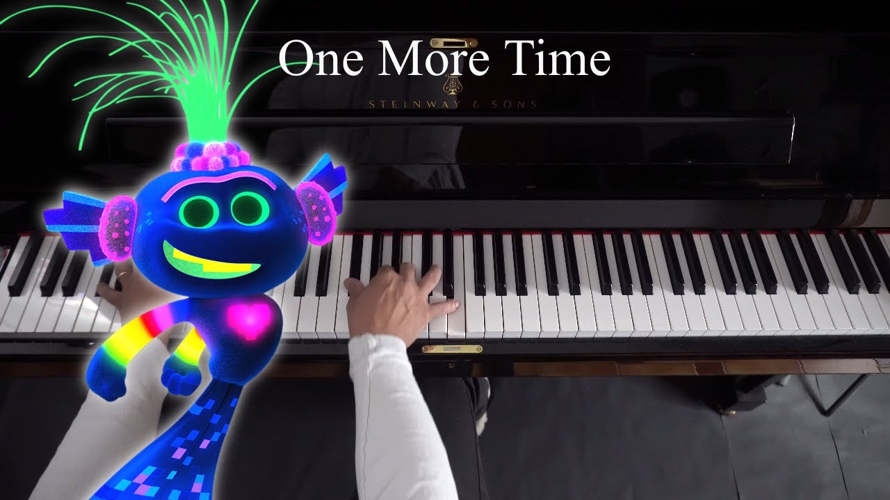 One More Time - Piano Cover - Trolls World Tour - Daft Punk
