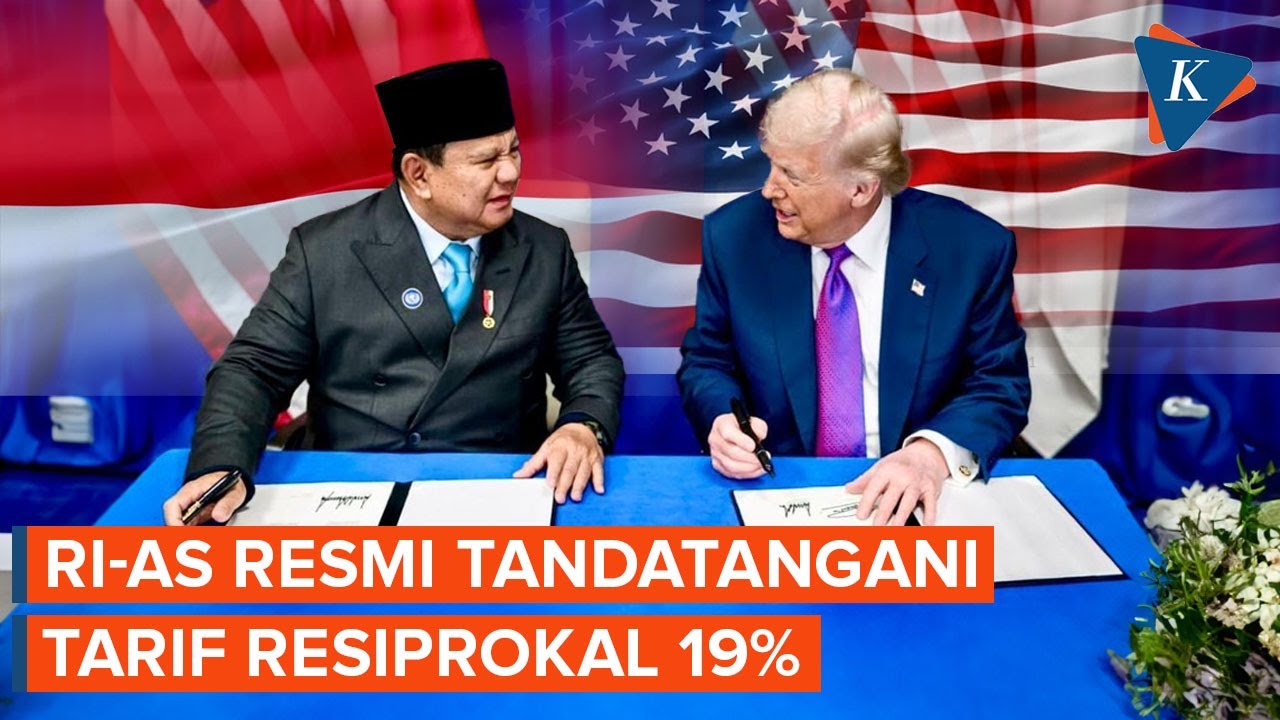Indonesia-AS Resmi Teken Kesepakatan Dagang Tarif Resiprokal 19 Persen