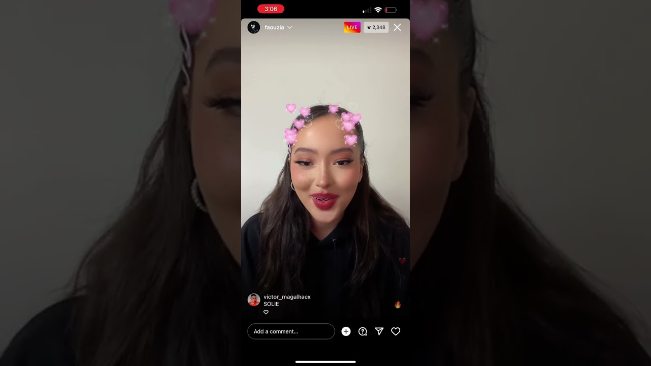 Faouzia instagram live may 19 2022