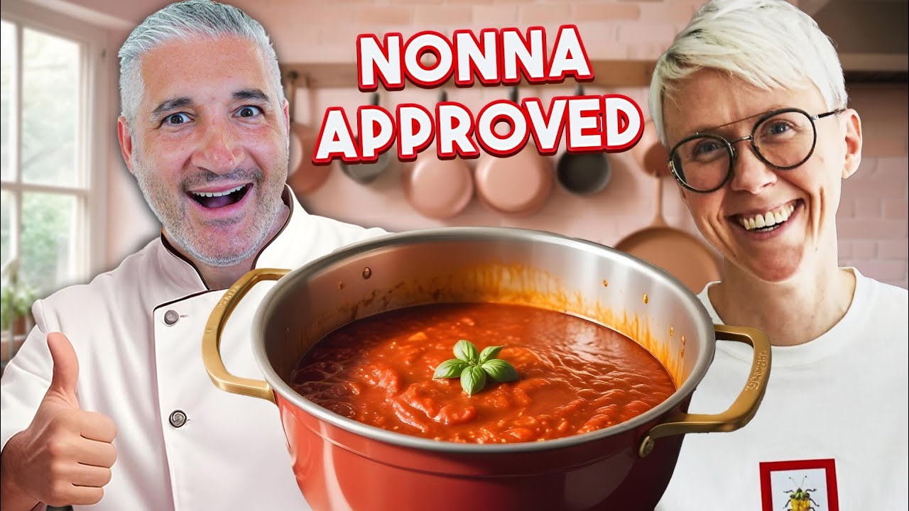 Am I Reacting to the Best Tomato Sauce Recipe Ever