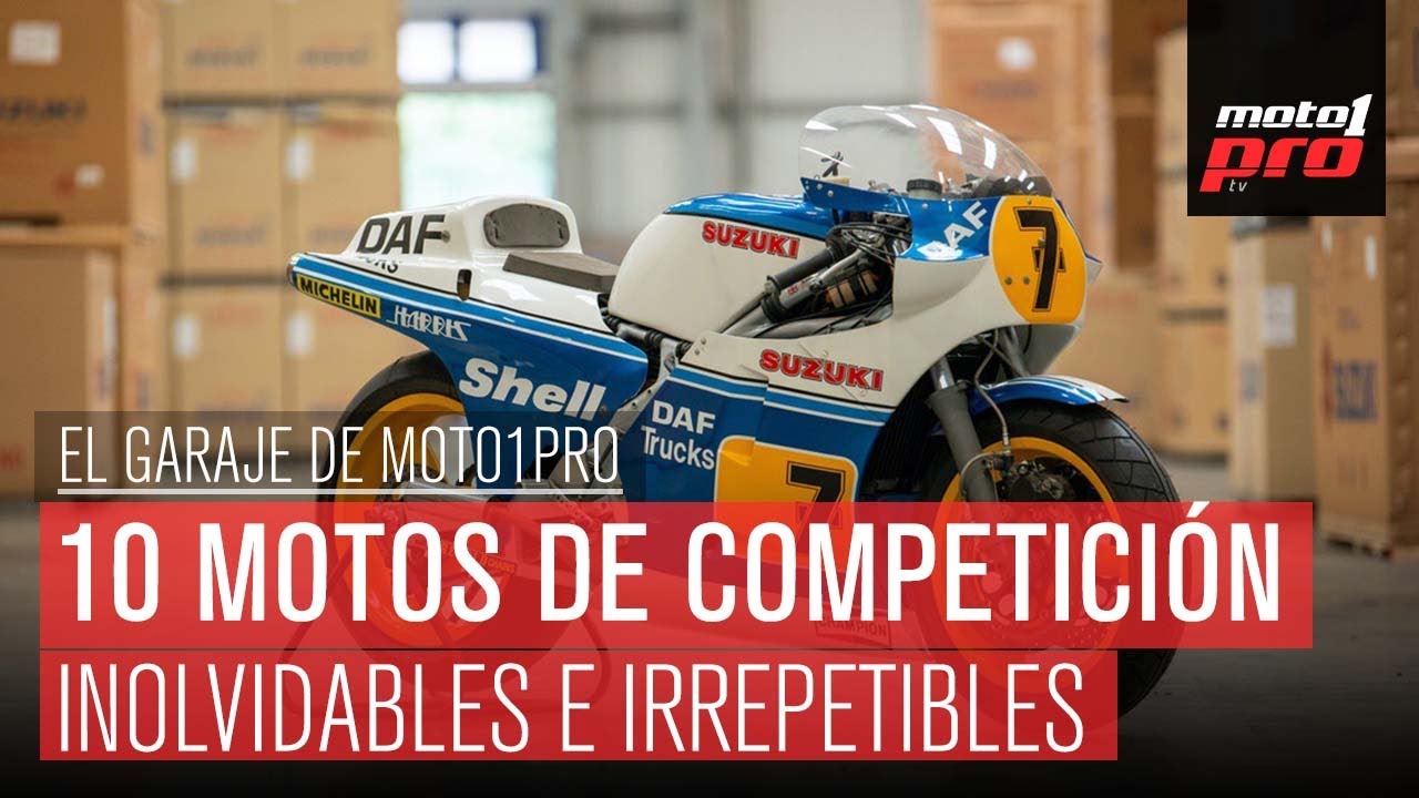 Motos de competición irrepetibles e inolvidables