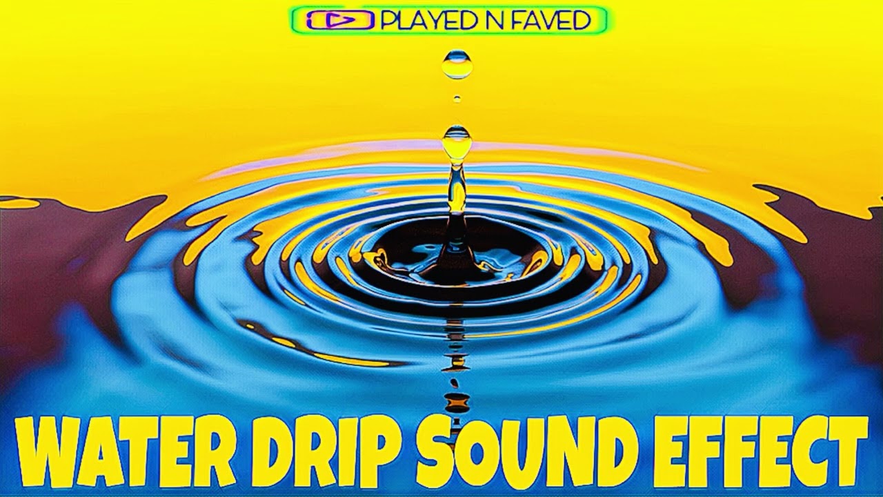 Water Drip Ambience Sound
