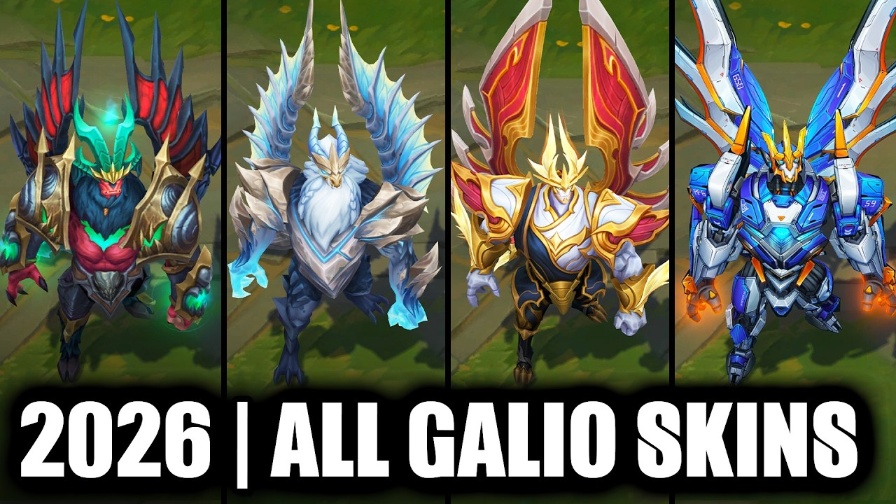 ОБЗОР ВСЕХ ОБРАЗОВ GALIO 2026 | League of Legends