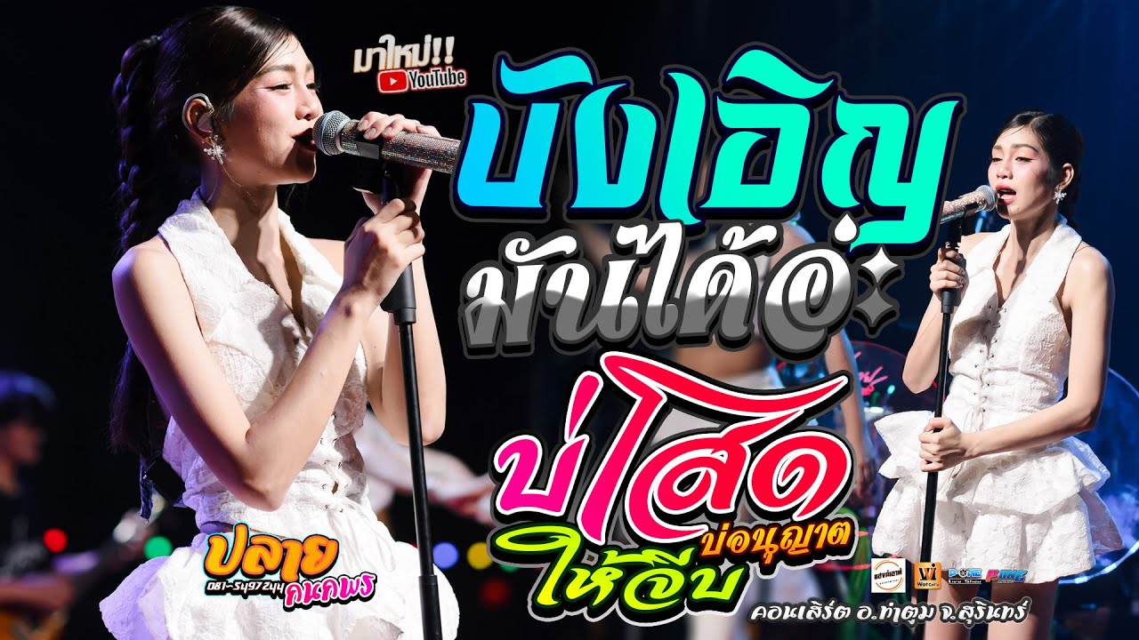 #บังเอิญมันได้อ่ะ I บ่โสดบ่อนุญาตให้จีบ I บ่กล้าเจอย่านเผลอกอด - คอนเสิร์ต【ปลาย กนกพร】@ท่าตูม