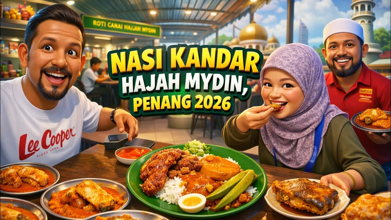 🔥 NASI KANDAR HAJAH MYDIN, PENANG 2026 VERSI 4K🔥