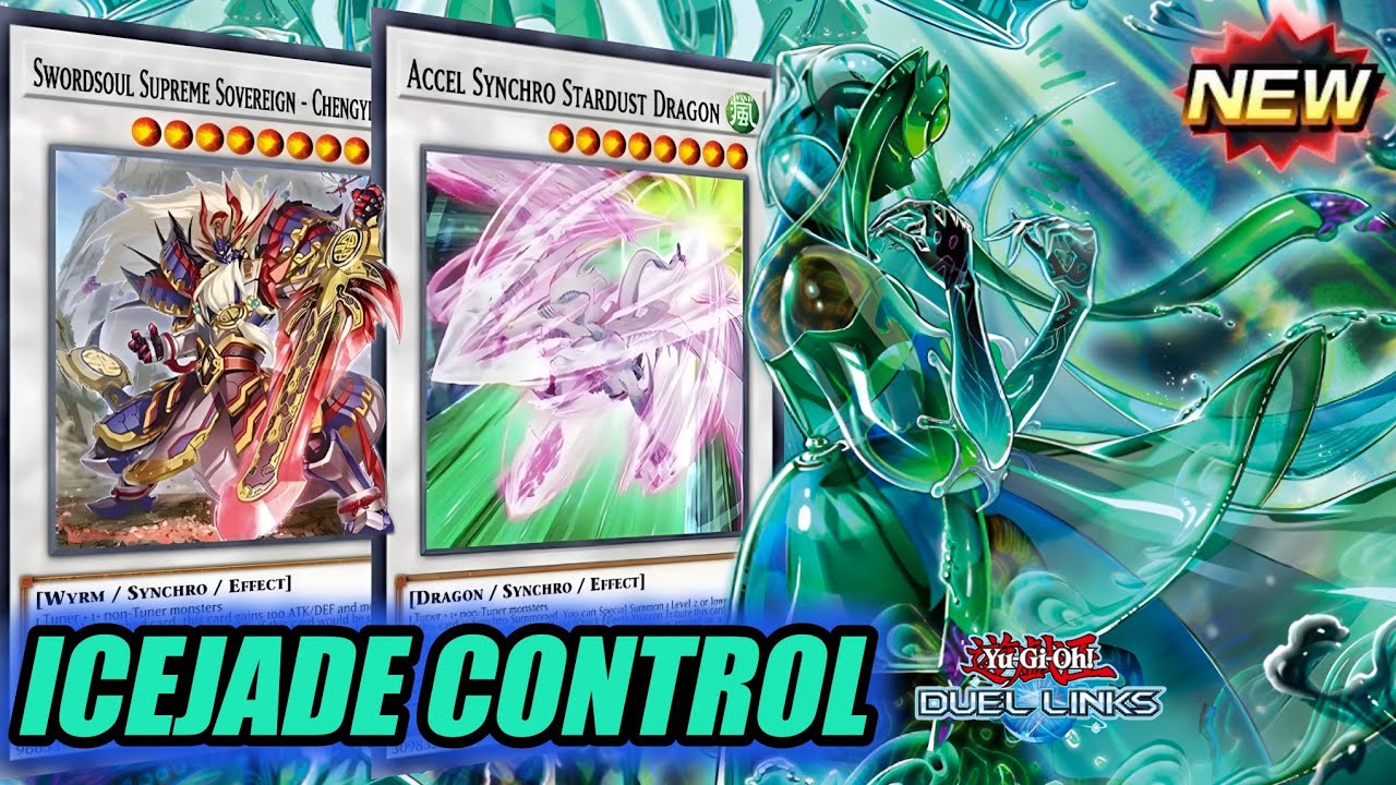 I almost forgot to upload this Deck: ICEJADE, The NEW WATER Synchro Control [Duel Links]