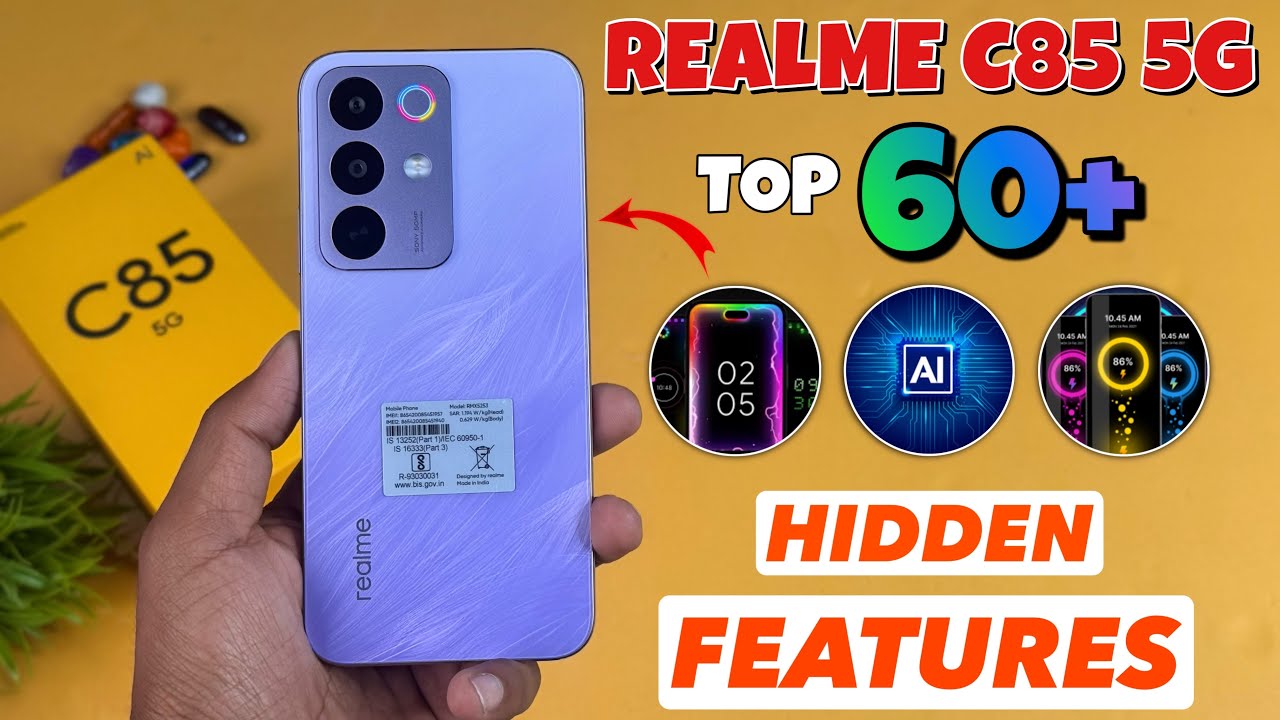 Realme C85 5G Top 60+++ Hidden Features | Realme C85 Tips And Tricks | Realme C85 5G
