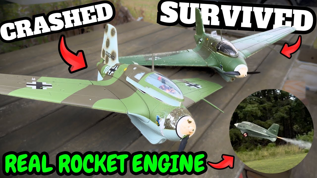 This RC Warbird Has an Actual Rocket Motor and It's Insane