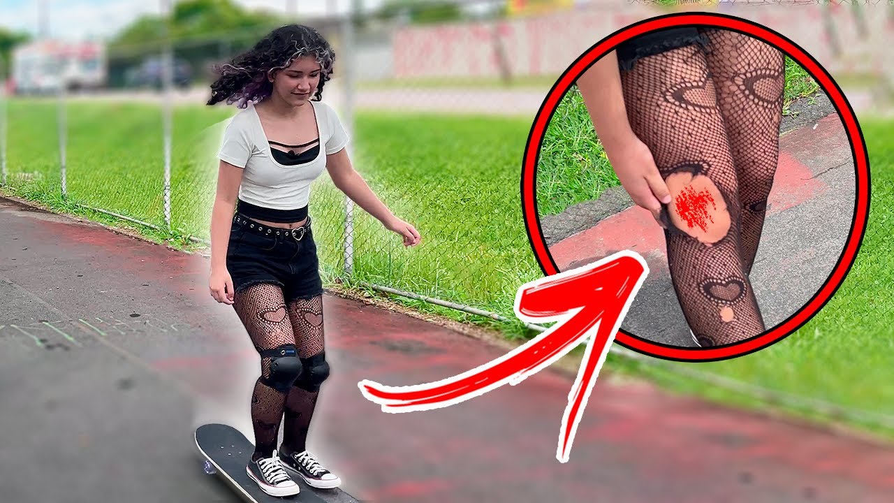 APRENDENDO A ANDAR DE SKATE! SERÁ QUE DEU RUIM ?