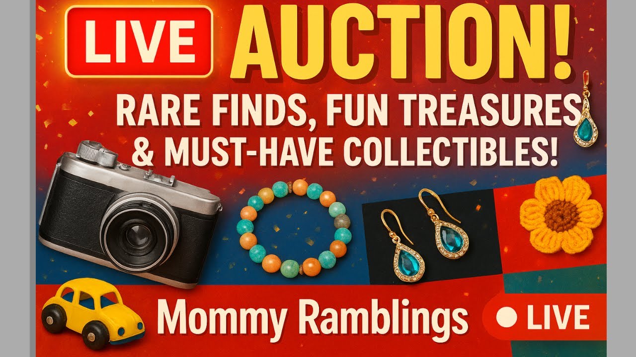 Auction Live Sale - Thursday Night Live Sale -Vintage - Retro - Christmas - Sale