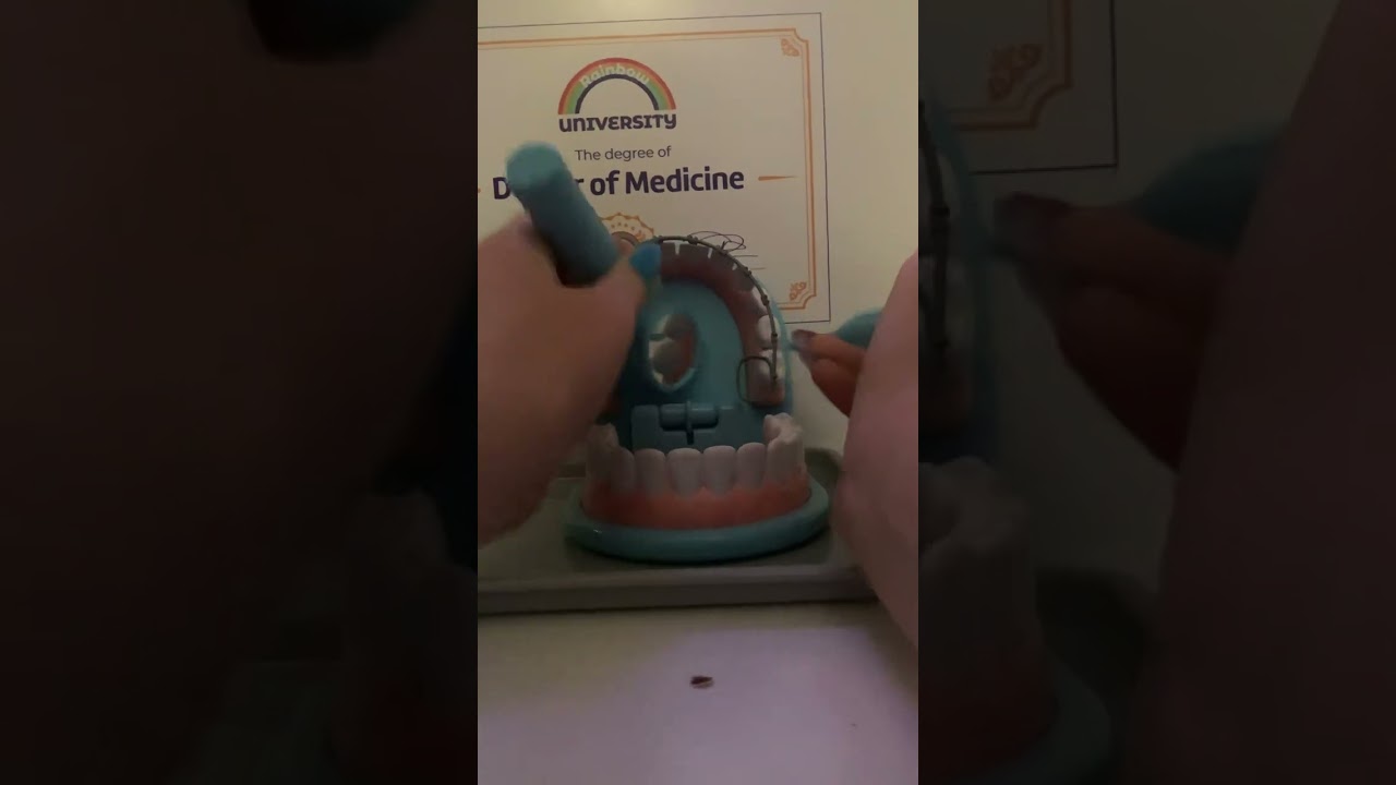 Melissa and Doug super dentist Kent ASMR￼