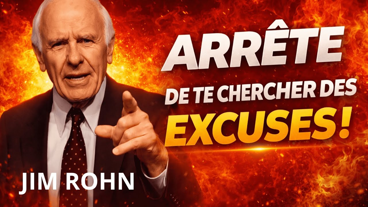 Arrête de chercher des excuses : voici ce qui crée vraiment le succès.... JIM ROHN