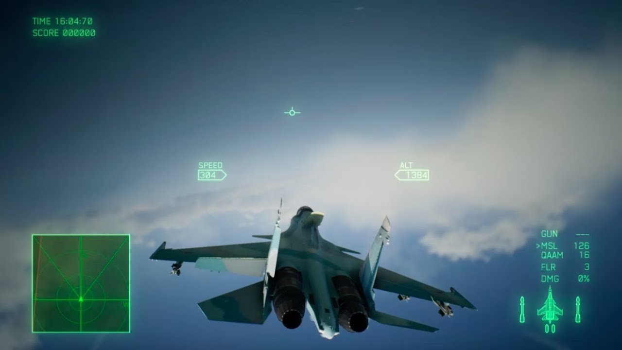 Ace Combat 7 Barrel Roll (3rd) Post Stall Manoeuvre