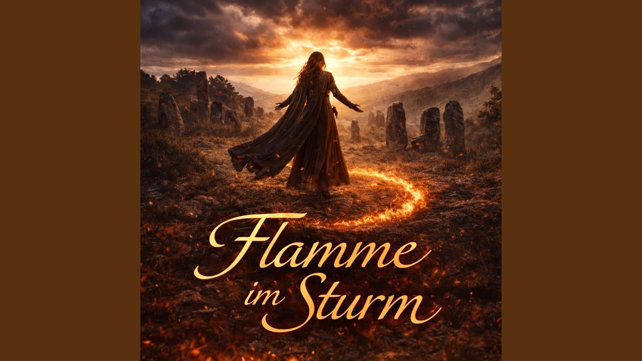 Flamme im Sturm