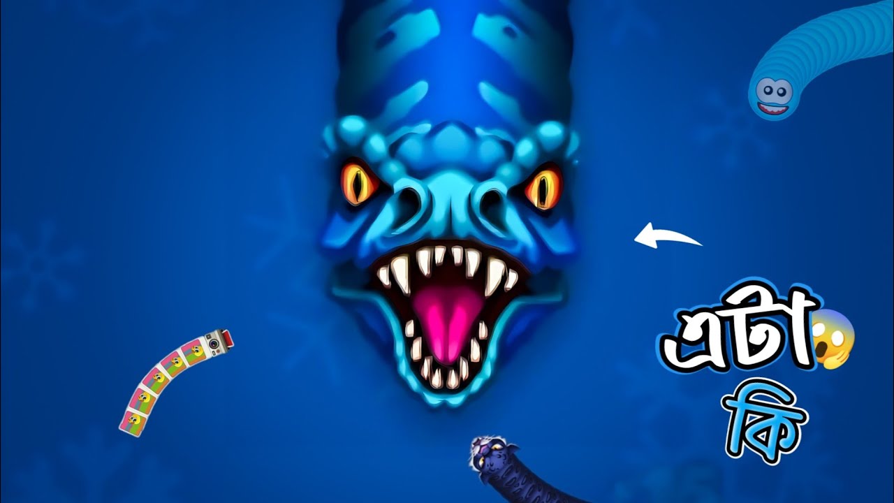 সাপ নাকি অন্য কিছু 😱 | Worms Zone | Bangla Gameplay | By Faruk Gamer 