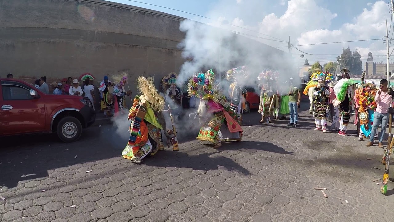 Carnaval de Huejotzingo 2019 - Indios Primer Barrio cruzaditos