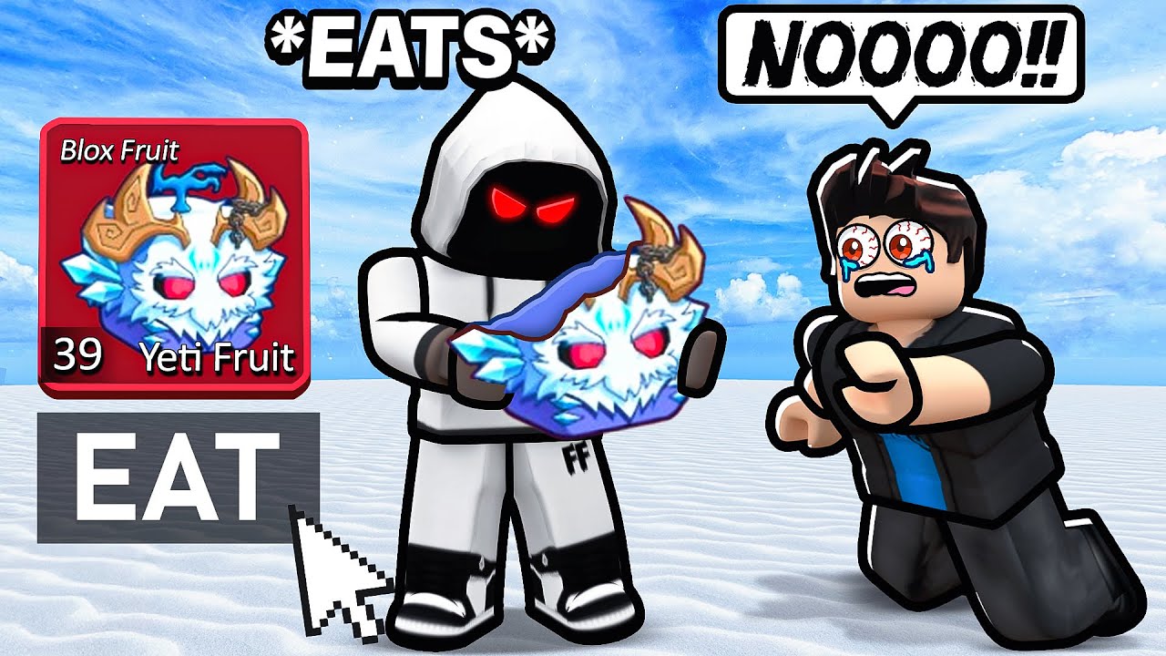 Eating YETI Fruit In Front Of SCAMMERS.. (Blox Fruits)