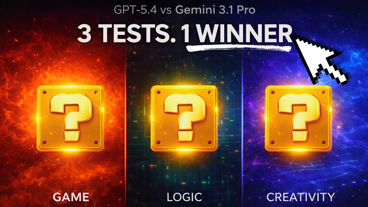 GPT 5.4 против Gemini 3.1 Pro: тестирование программирования, логики и 3D-дизайна.