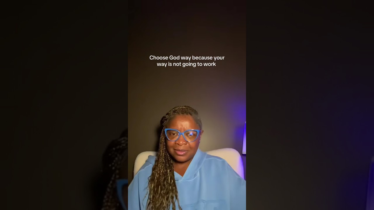 Choose God way your way will never work out 