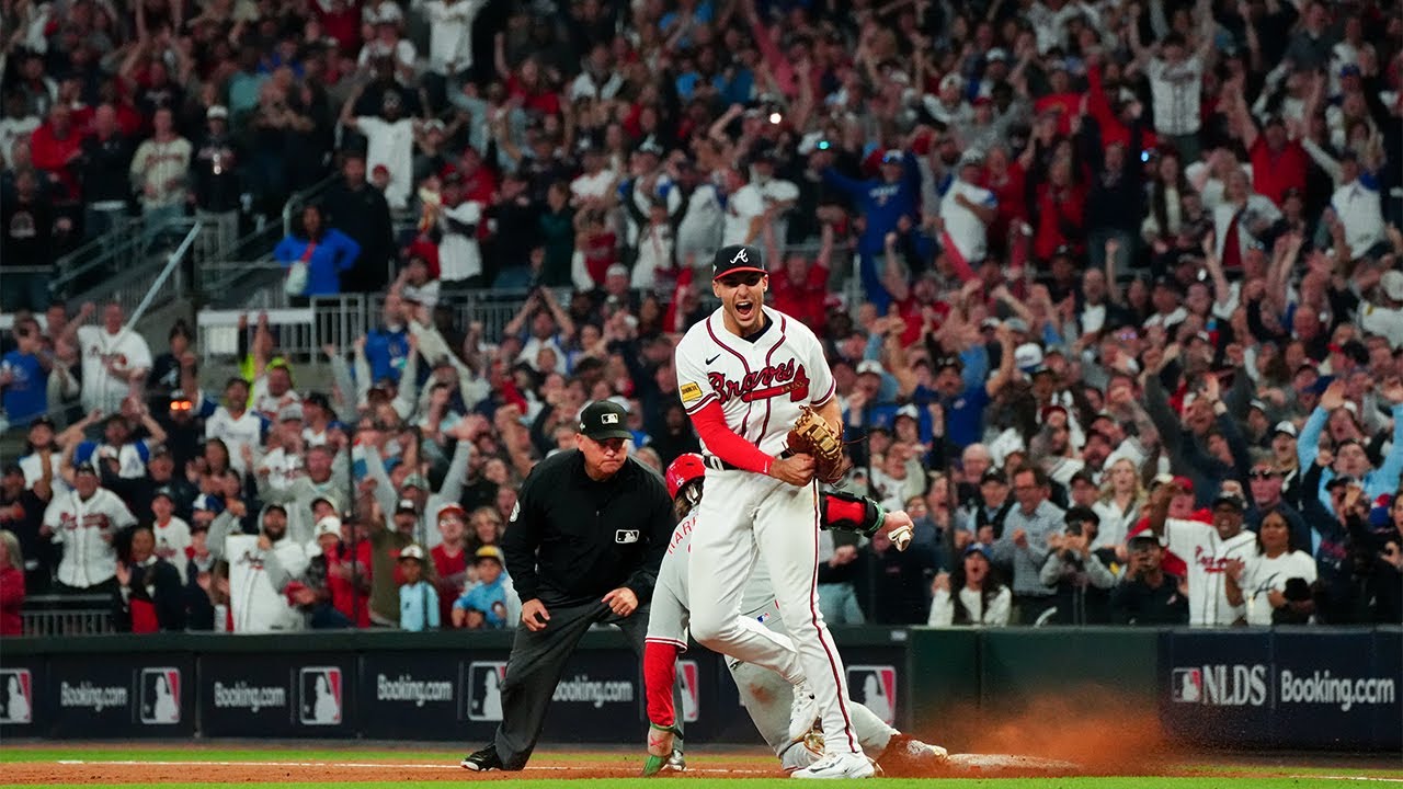 FULL COMEBACK: The Atlanta Braves come back from a 4-run deficit to win NLDS Game 2!