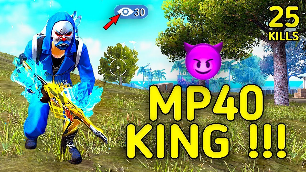 SOLO VS SQUAD || MP40 KING🔥 !!! THE MOST AGGRESSIVE GAMEPLAY WIT KILLER MP40|| 99% HEADSHOT INTEL I5