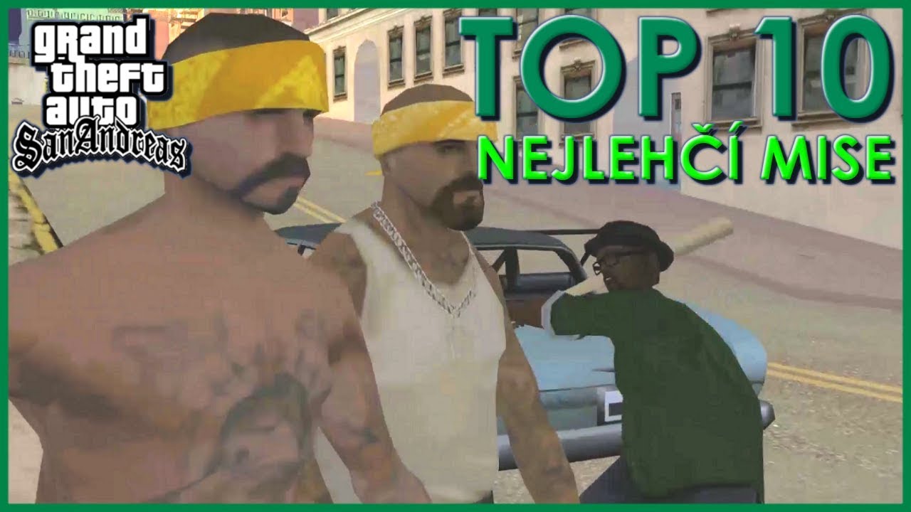 10 nejlehčích misí v GTA San Andreas
