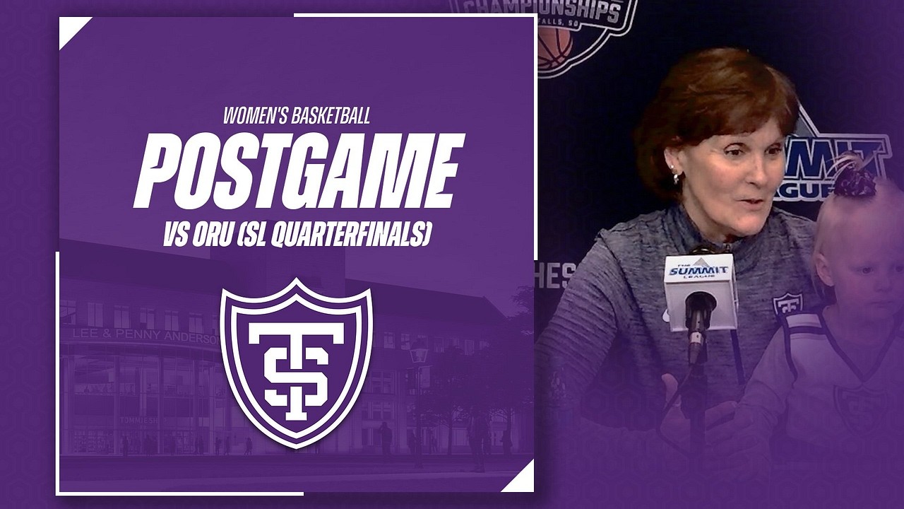 Postgame: Tommie Women's Basketball, Summit League Quarterfinals v ORU