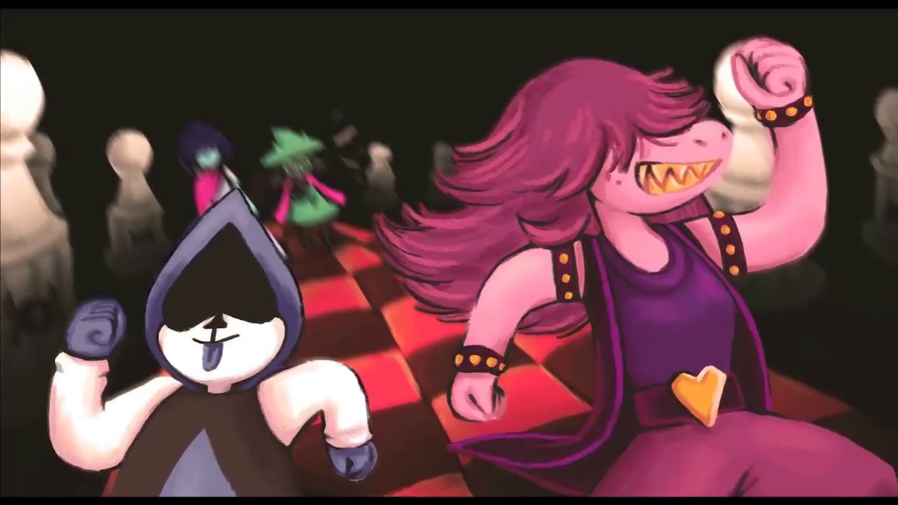 Сьюзи vs Лансер Deltarune ♦ Русские субтитры ♦ Анимация Yugo Vostok