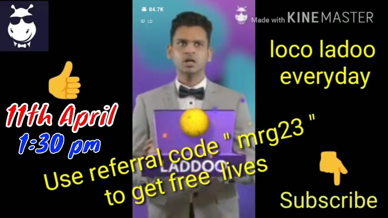 Loco Ladoo 11 April Afternoon 1:30 Pm || 🎉Win free lives🎉 || Loco Trivia Live Game Show