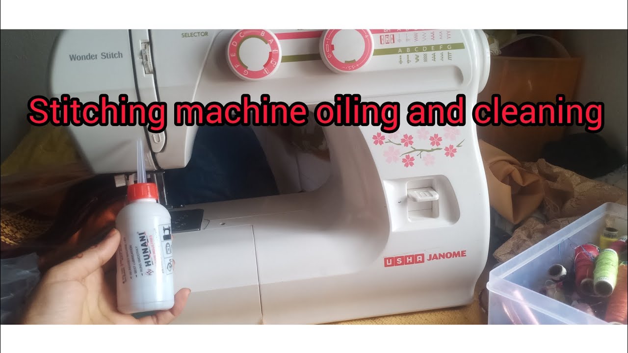 🤔How to oiling and cleaning a sewing machine