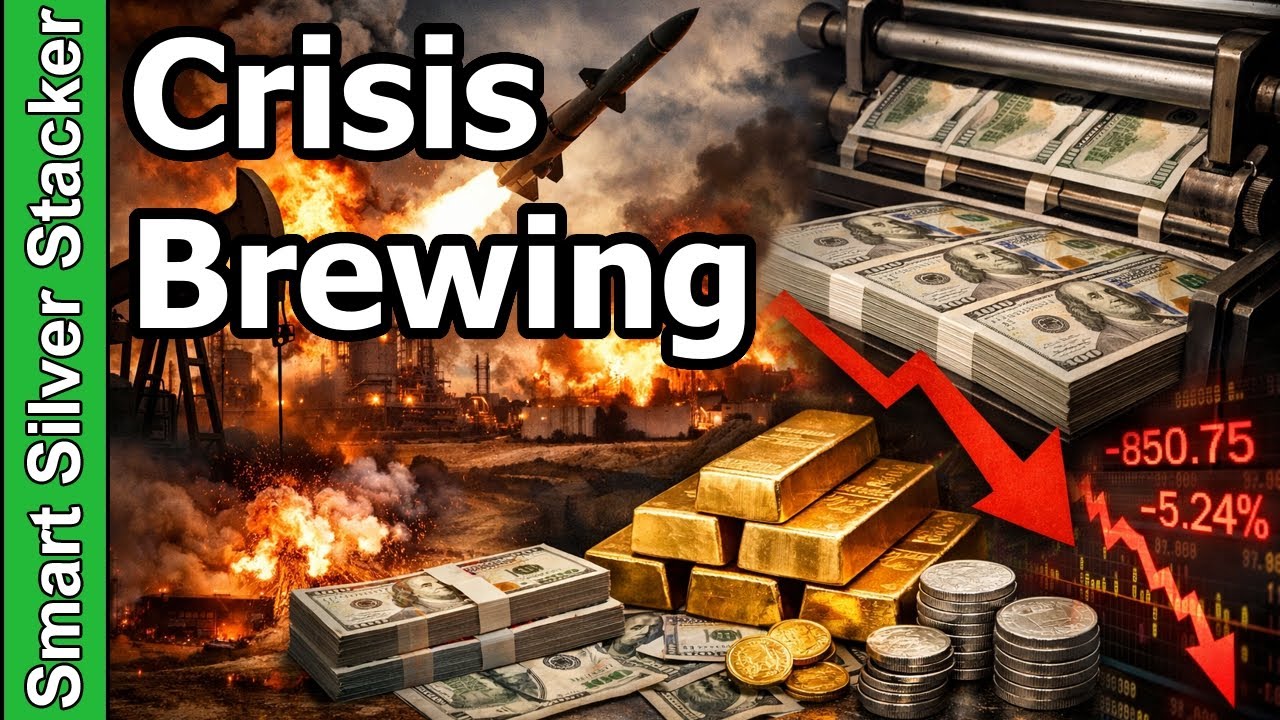 CRISIS - Oil Spikes Over $100 - Economic Collapse & Fed Printing Will Send Silver Soaring