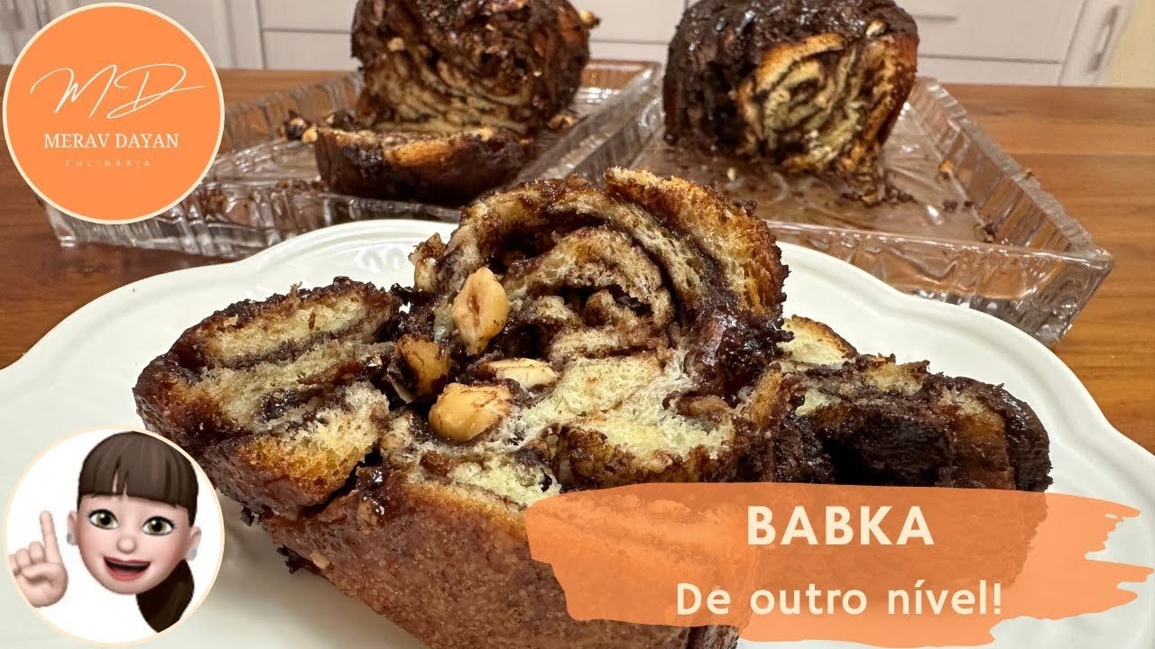 BABKA COM CHOCOLATE OU AVELÃ. OUTRO NÍVEL.