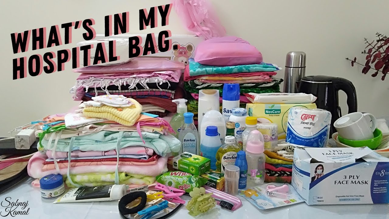 Preparation for labour&delivery|| ডেলিভারির জন্য হসপিটাল ব্যাগ এ যা যা নিলাম||winter hospital bag 🛍️
