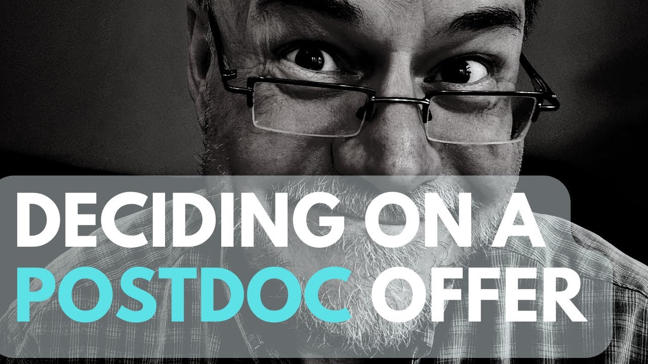 Deciding on a postdoc offer #postdoc #postdocposition #postdoctoralresearch #joboffer #phd #phdlife