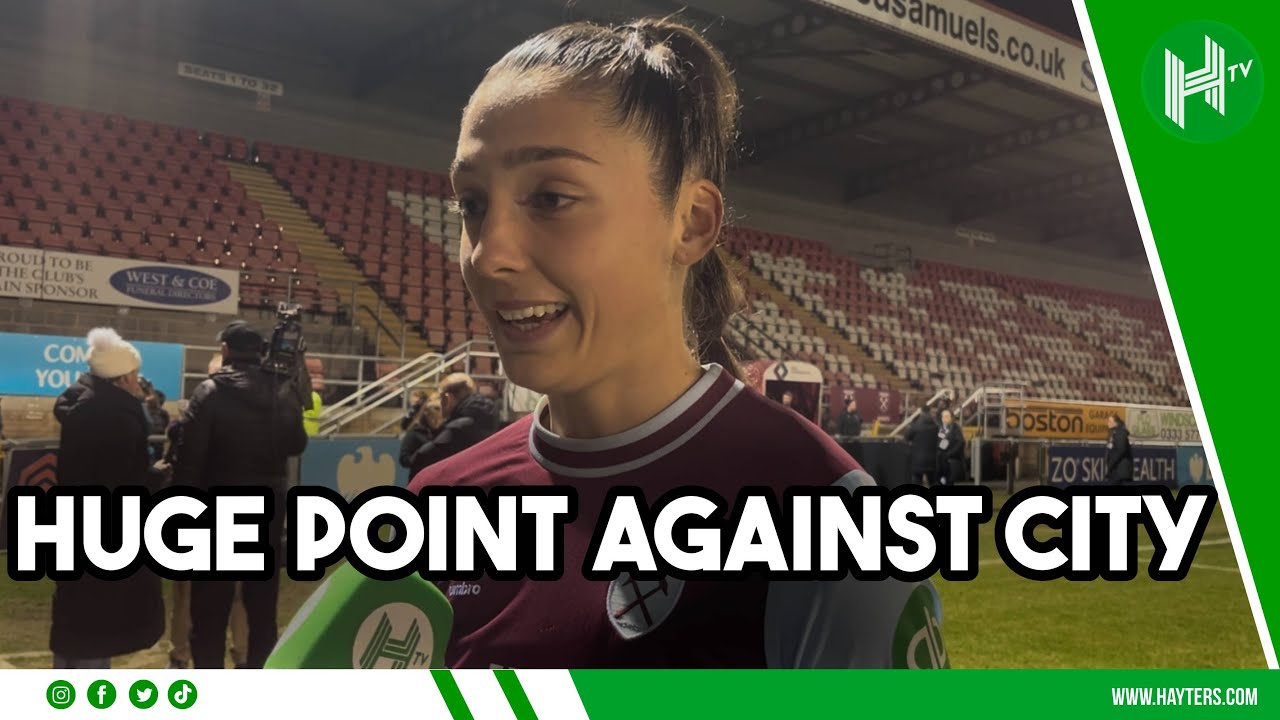 WE DON'T GIVE UP! Amber Tysiak | West Ham 1-1 Manchester City