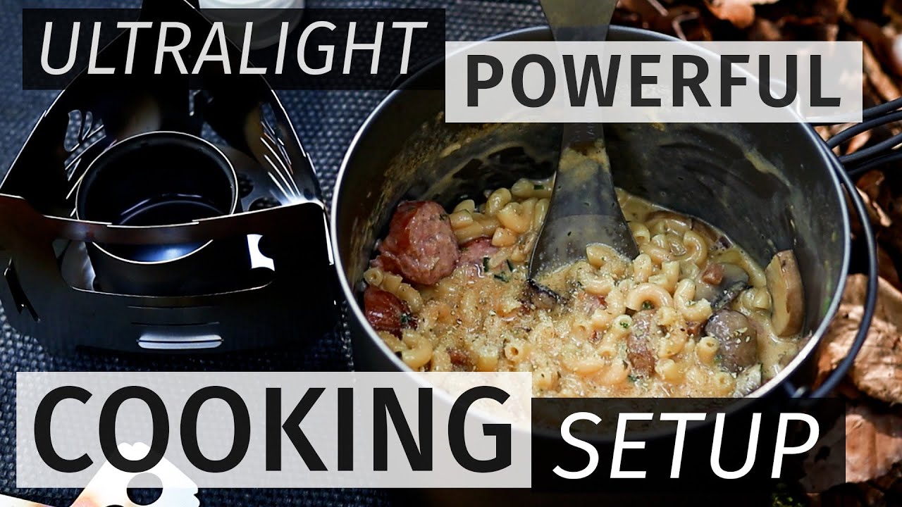 My ultralight & powerful cooking set with Toaks Siphon + Bushbox UL / One Pot Meal / Outdoor cooking