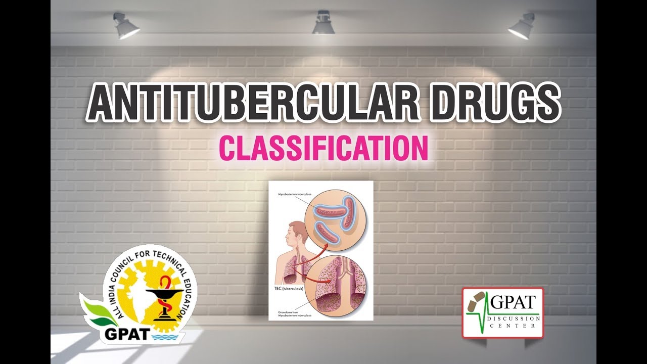ANTITUBERCULAR DRUGS CLASSIFICATION BY TRICKS | PHARMACOLOGY | GPAT-2020