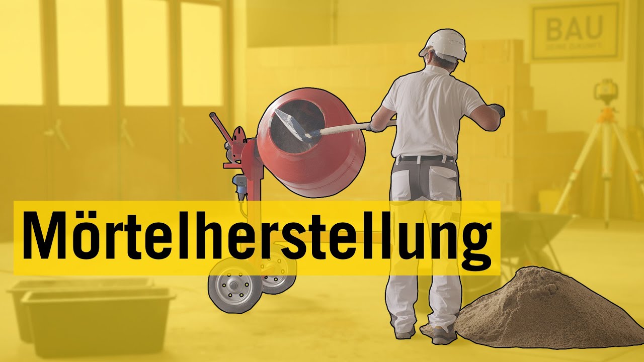 Mauerwerk - Mörtelherstellung