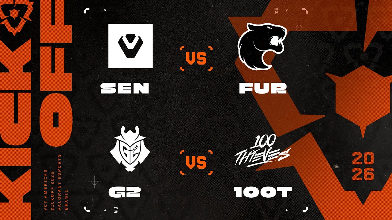 SEN x FUR | G2 x 100T | VCT Americas Kickoff | Semana 1 - Dia 4