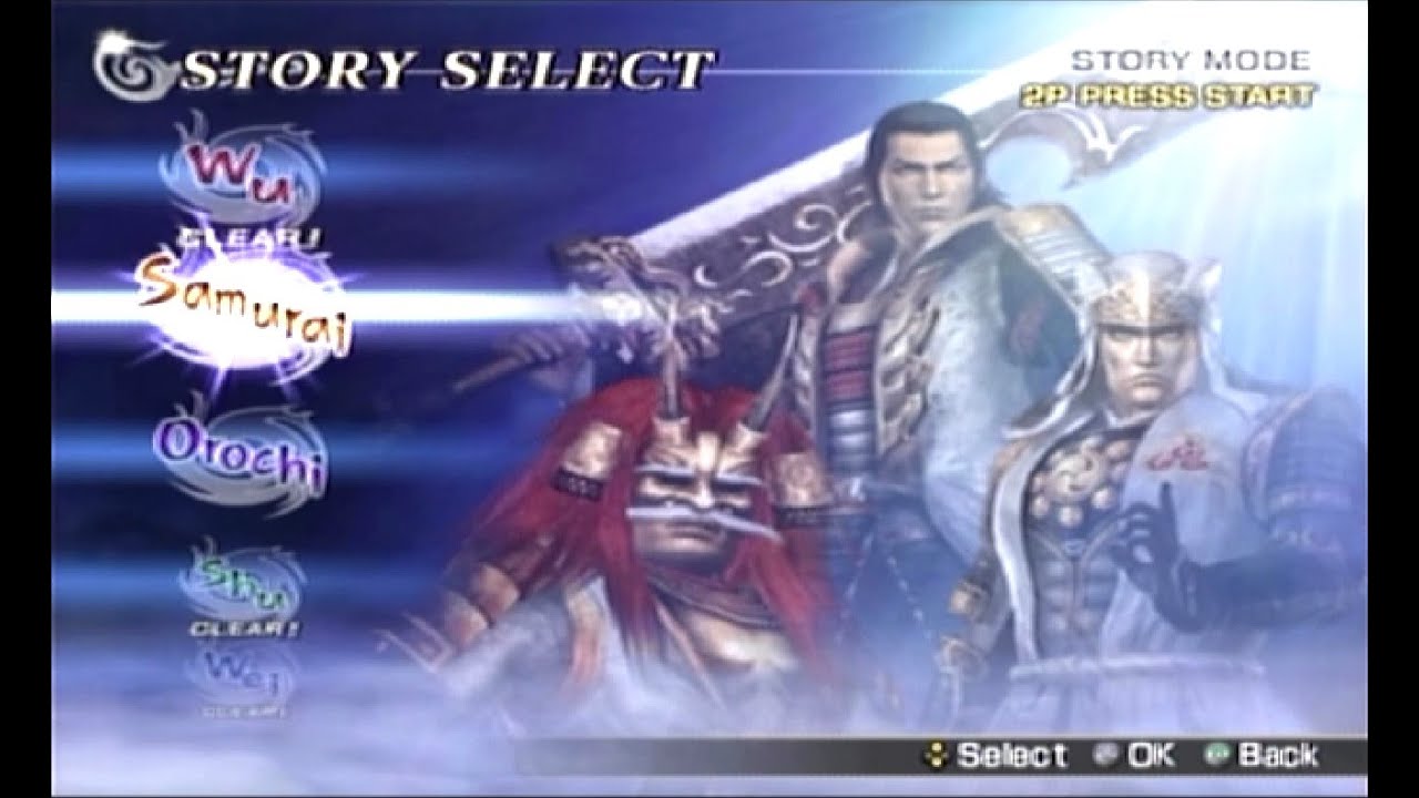 Warriors Orochi 2 Samurai Forces Longplay (PS2)