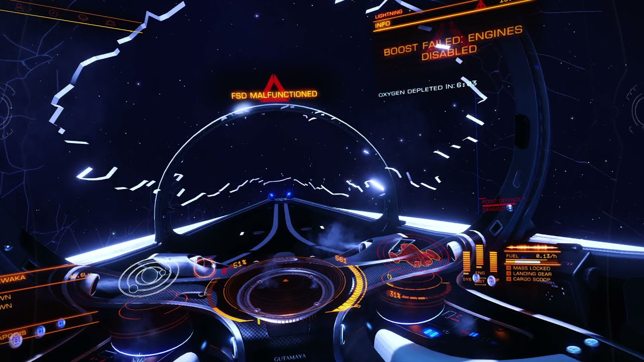 [Elite: Dangerous] Slow And Stupid Death in a White Dwarf's Jet (For The First Time in Two Years)